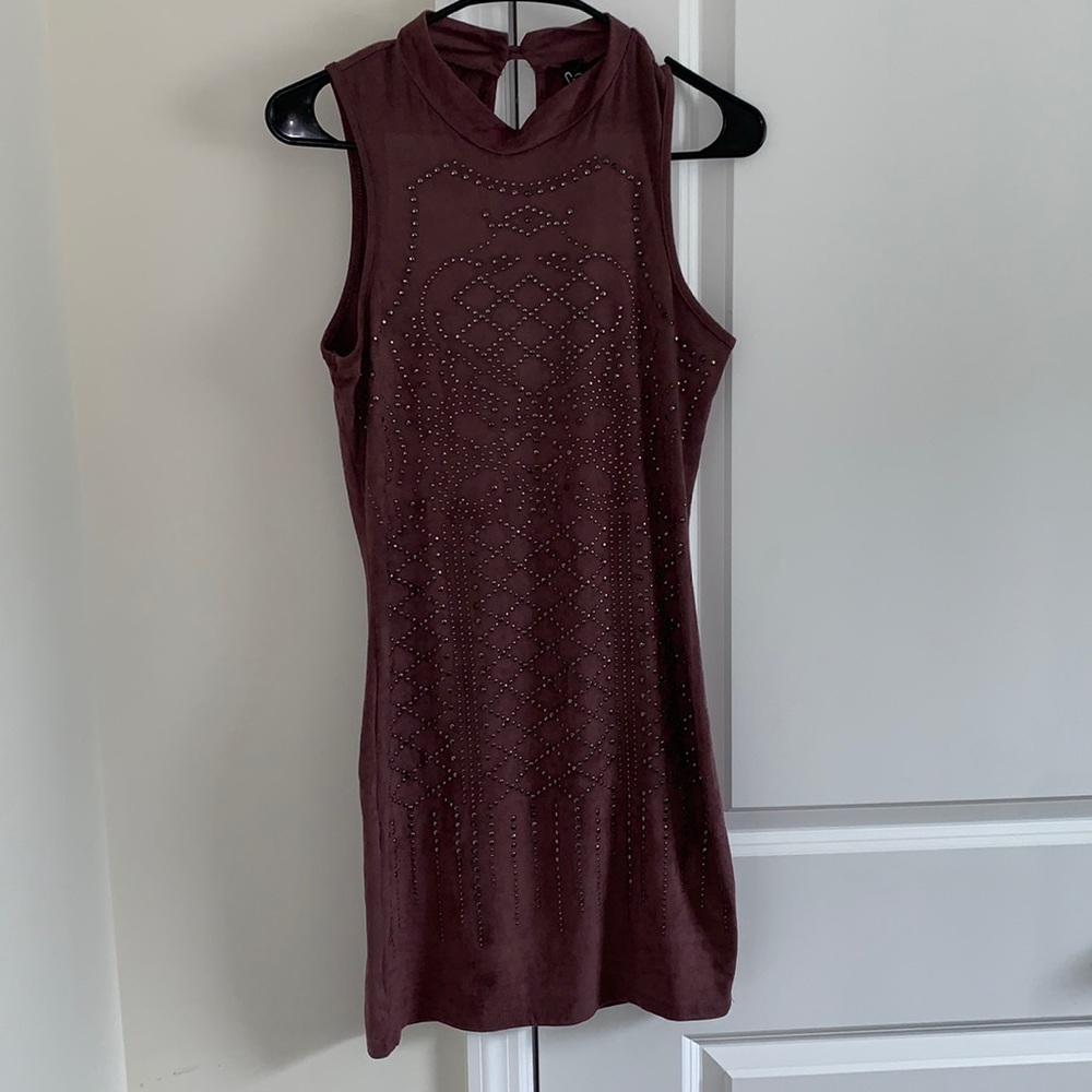 Mauve mini dress